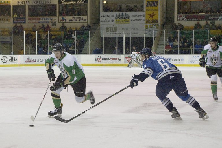 Raiders down Blades in second half of home and home