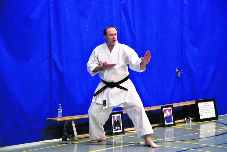 Karate instructor remains humble