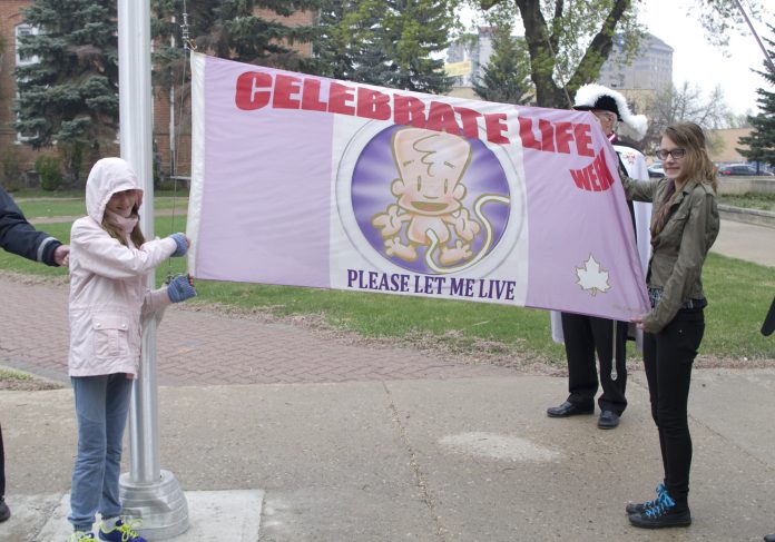Anti-abortion flag won’t fly this year: mayor