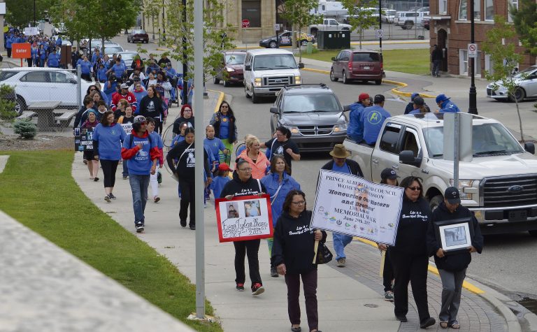 Marching for the murdered and missing