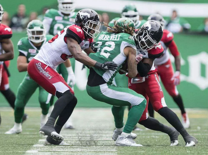 Riders knock off previously-unbeaten Stamps