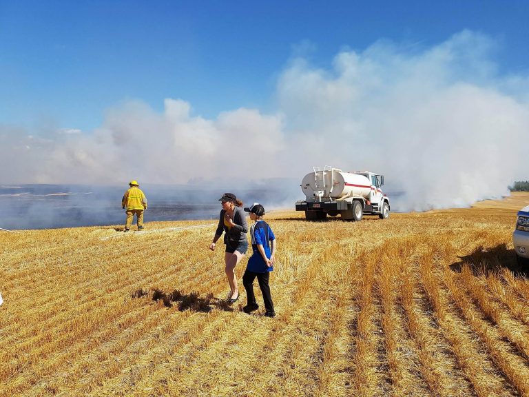 Fire department, neighbours team up to save historic farm