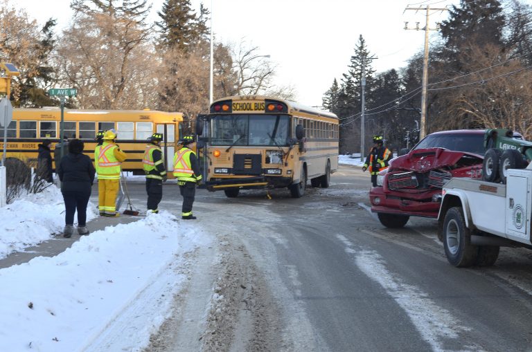 No injuries in bus collision