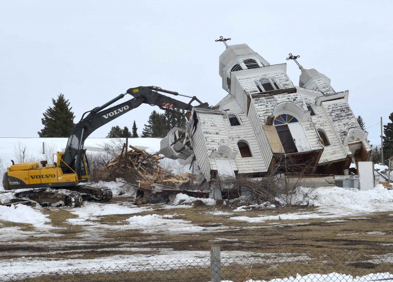 Historic church in Meath Park demolished