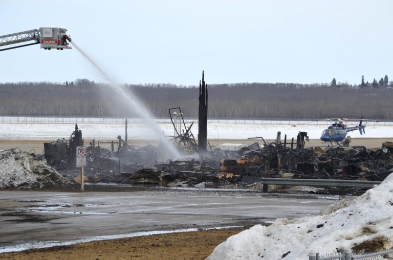 Sunday night fire takes out Transwest hangar