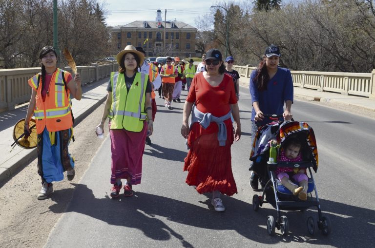 Family, friends of Happy Charles depart on walk from Prince Albert to La Ronge