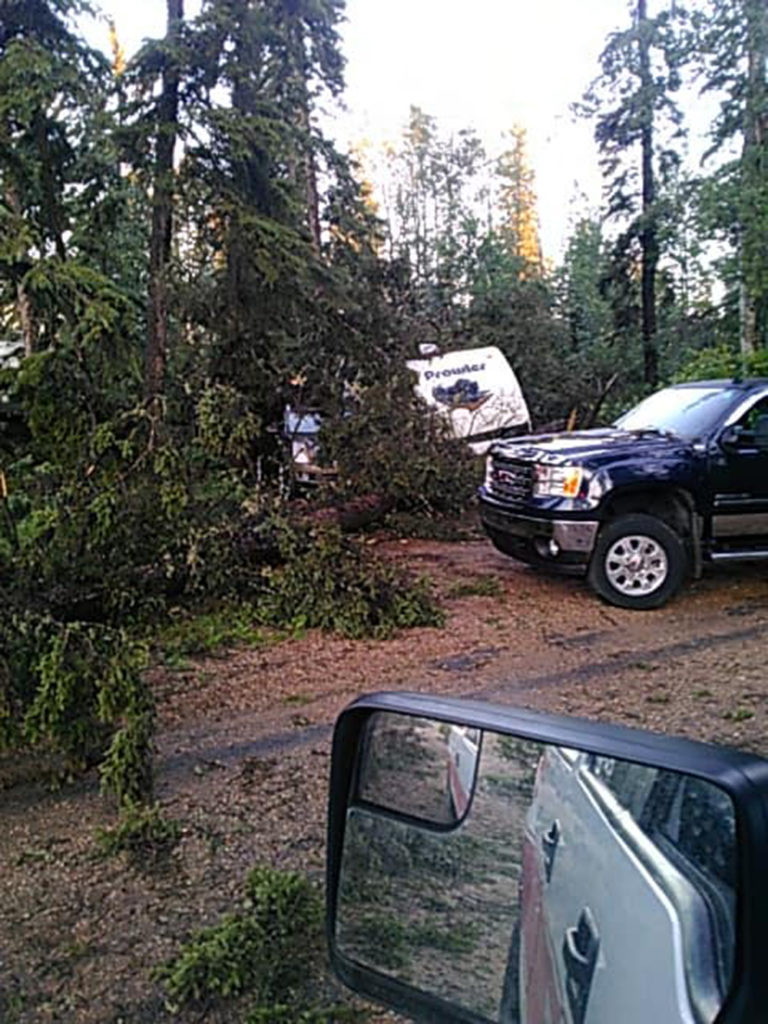 Volunteer firefighter safe and sound following injury during Lakeland cleanup