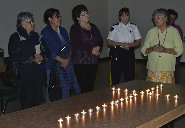 Vigil inspires vice-chief to speak out on missing and murdered Indigenous women
