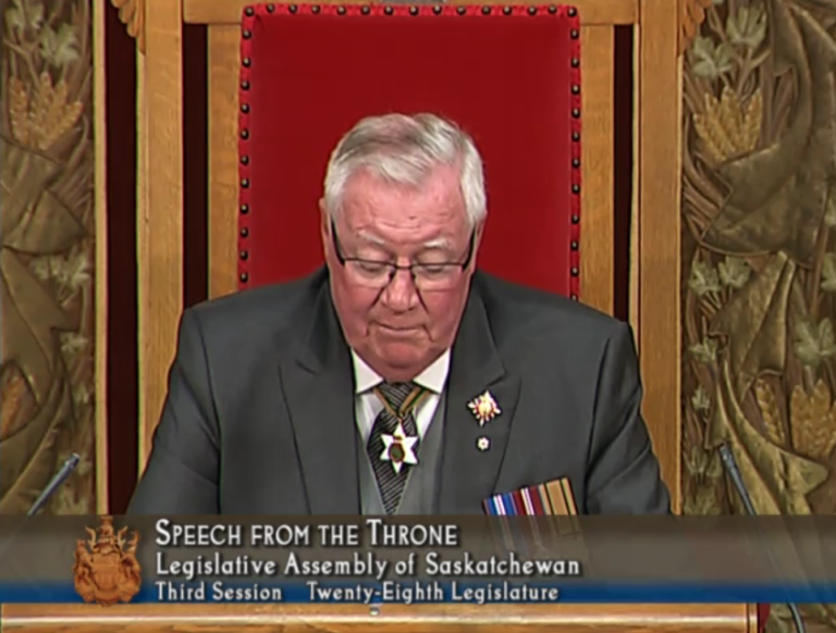 Safety and crime prevention highlight Premier Moe’s first throne speech