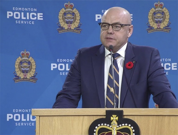 Former P.A. police chief named head of Edmonton service
