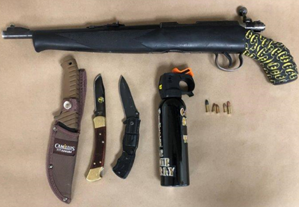 Police arrest three after two unrelated weapons incidents