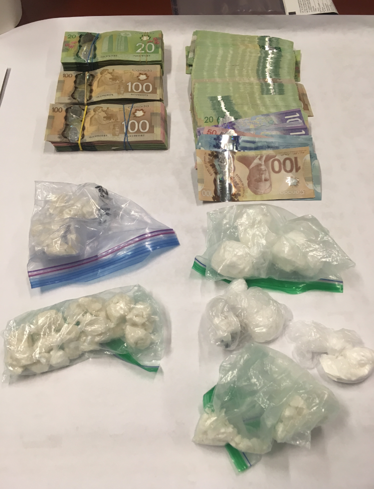 Fentanyl and cocaine among drugs seized in Thursday evening drug raid