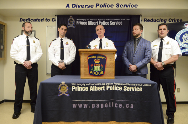 Prince Albert Police Service unveils administrative team