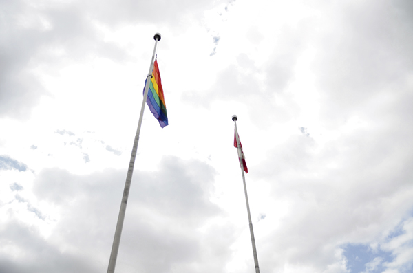 Pride Week kicks off with Saskatchewan Polytechnic flag raising