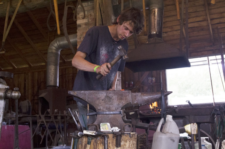The next generation of blacksmiths hit the forge