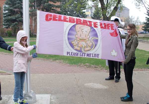Right to life group files flag appeal Group arguing Charter rights were infringed upon