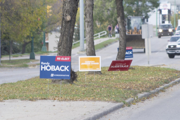 P.A. candidates call for respect after Liberal Party campaign signs ‘pulled down and thrown aside’