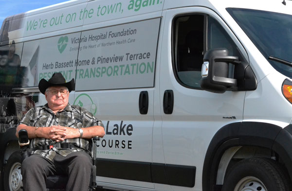 Victoria Hospital Foundation unveils resident van for care homes