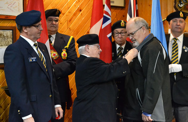Prince Albert war veteran presents first poppies of Legion campaign