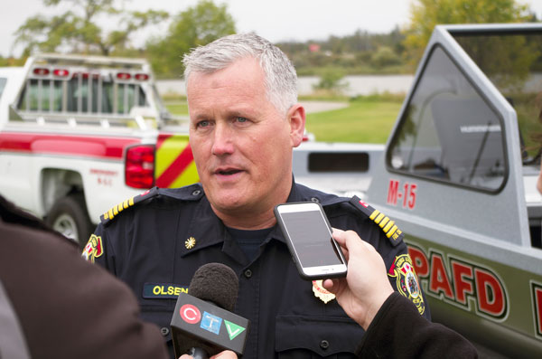 24-year member Kris Olsen announced as Prince Albert fire chief
