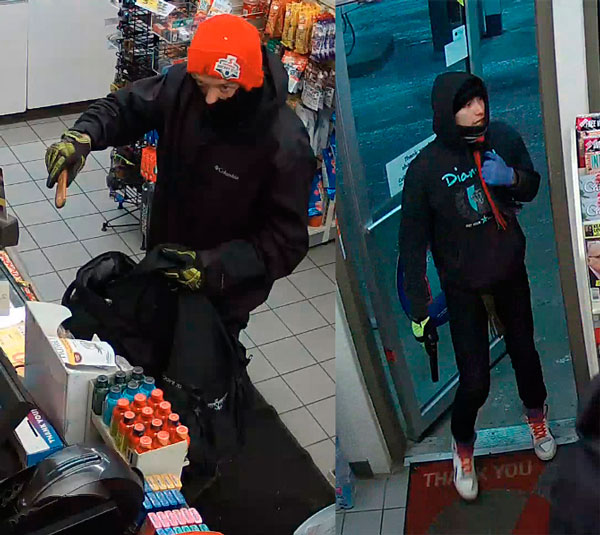 Police release surveillance photos in hopes of identifying suspects in business robbery
