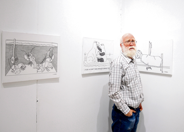 Artist explores the humour of cartoons in latest Hicks Gallery exhibition