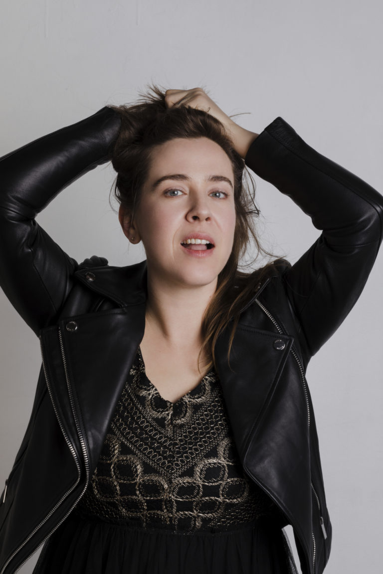 Serena Ryder giving P.A. a Christmas Kiss on December 8