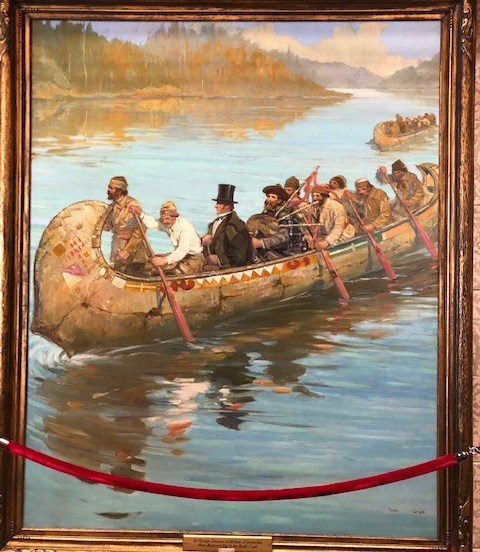 Historical Cuneo painting reinstalled at City Hall
