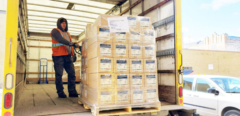Sask Polytechnic campuses collect seven pallets of materials for frontline health workers