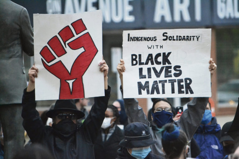 Black lives matter protests also affect Indigenous people