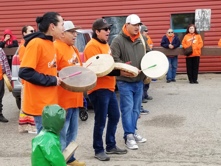 Prince Albert residents honour residential school victims at Orange Shirt Day