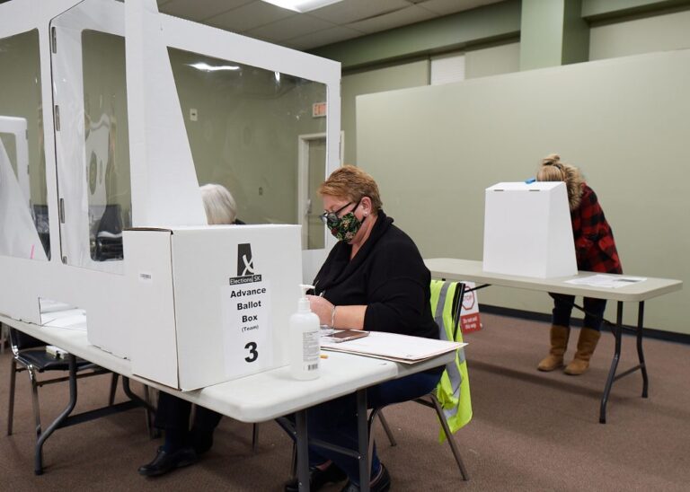 Record numbers of advanced and mail-in voting