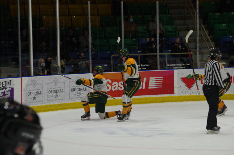 Mintos explode with 5 goal third period, rout Warriors 6-1