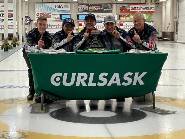 Team Drewitz captures U18 boys provincial curling championship