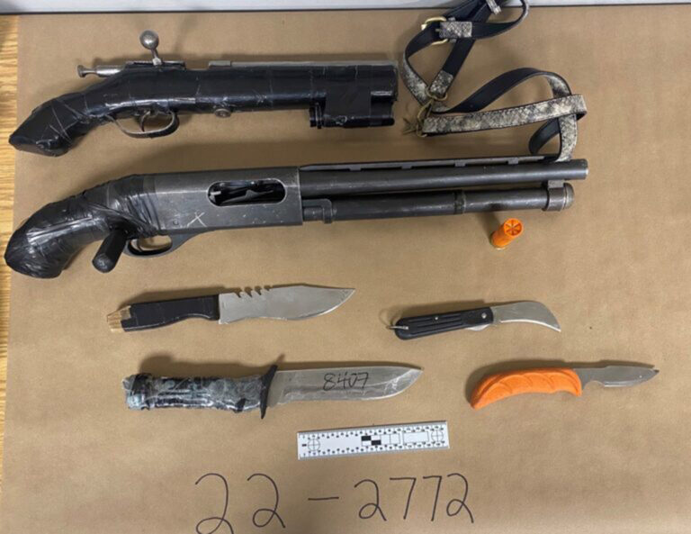 Police arrest 5 following weapons investigation