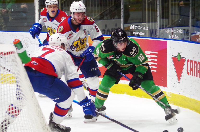 Raiders overwhelmed by conference leading Oil Kings