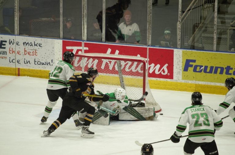 Great Wall of Chaika helps Raiders snap four game losing skid with win over Wheat Kings