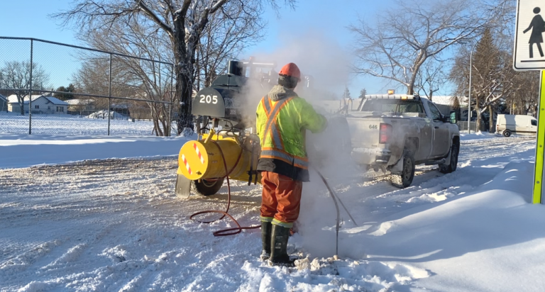City moves from snow removal to water drainage as weather warms up