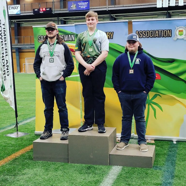 Malenfant double dips with pair of bronze medals at archery provincials