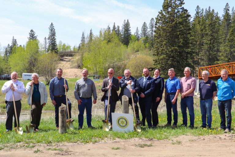 Shovels ready: Rotary Club celebrates start of construction at new Adventure Park in Little Red