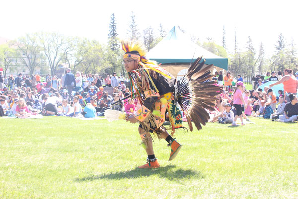 Dancers glad to be back at Heart of the Youth Community Powwow