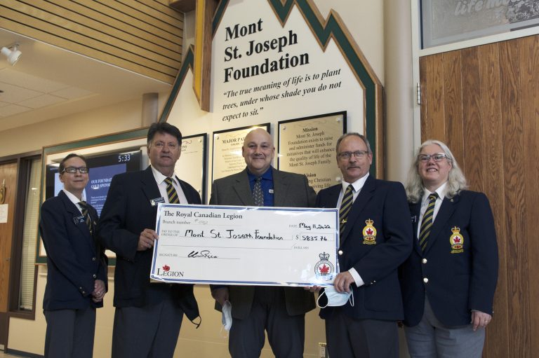 Legion donation exceeds expectations for Mont St. Joseph Home