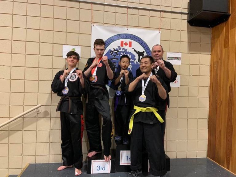 Prince Albert martial arts club returns from B.C. with hardware