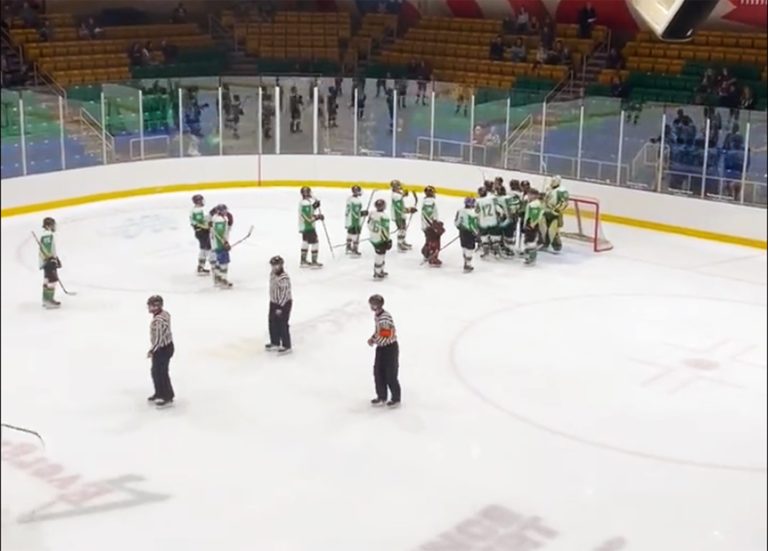Moroz and Sobry score as Team White takes annual Green and White game