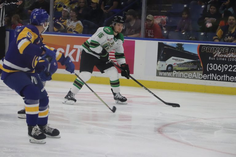 Raider power play unit stalls, fall to Blades in overtime