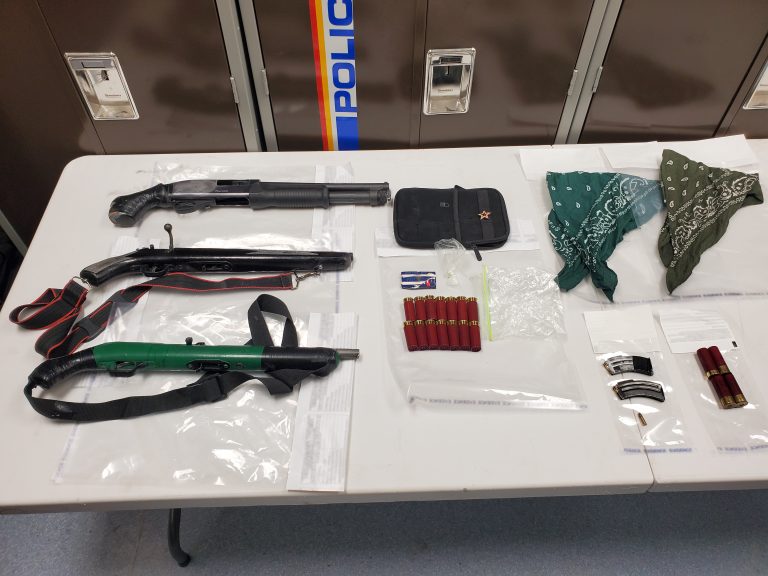 Six individuals are facing a combined 86 charges after investigation into firearms complaint in Meadow Lake