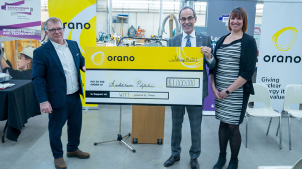 Orano Canada donates to Sask Polytechnic for women’s trades program