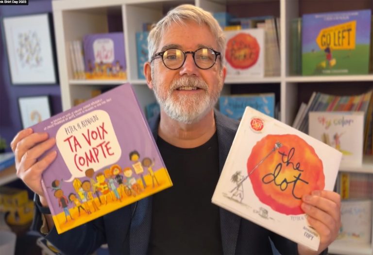 Children’s author thrilled to be a part of nation-wide Pink Shirt Day broadcast