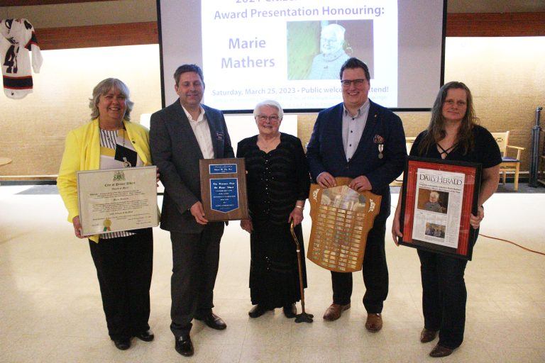 Mathers officially recognized as 2021 Prince Albert Citizen of the Year