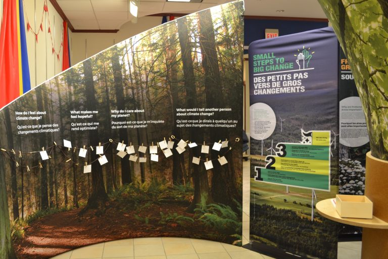 Our Climate Quest travelling exhibit takes over Prince Albert Science Centre to engage local youth in climate action